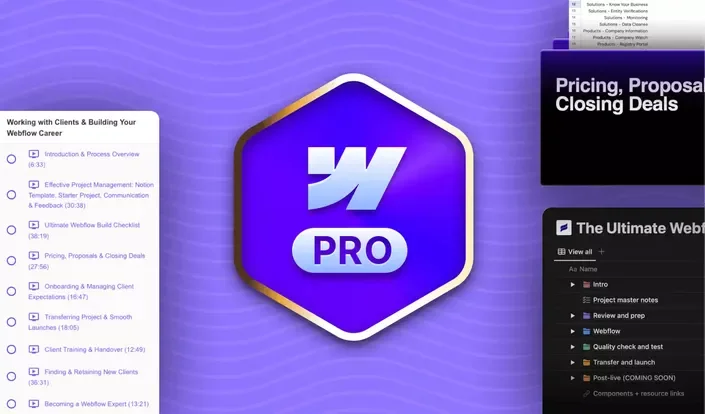 The Webflow Masterclass