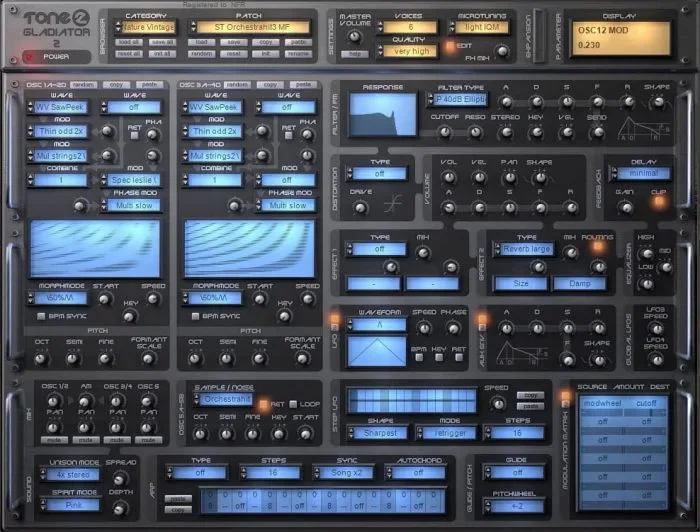 Tone2 Gladiator
