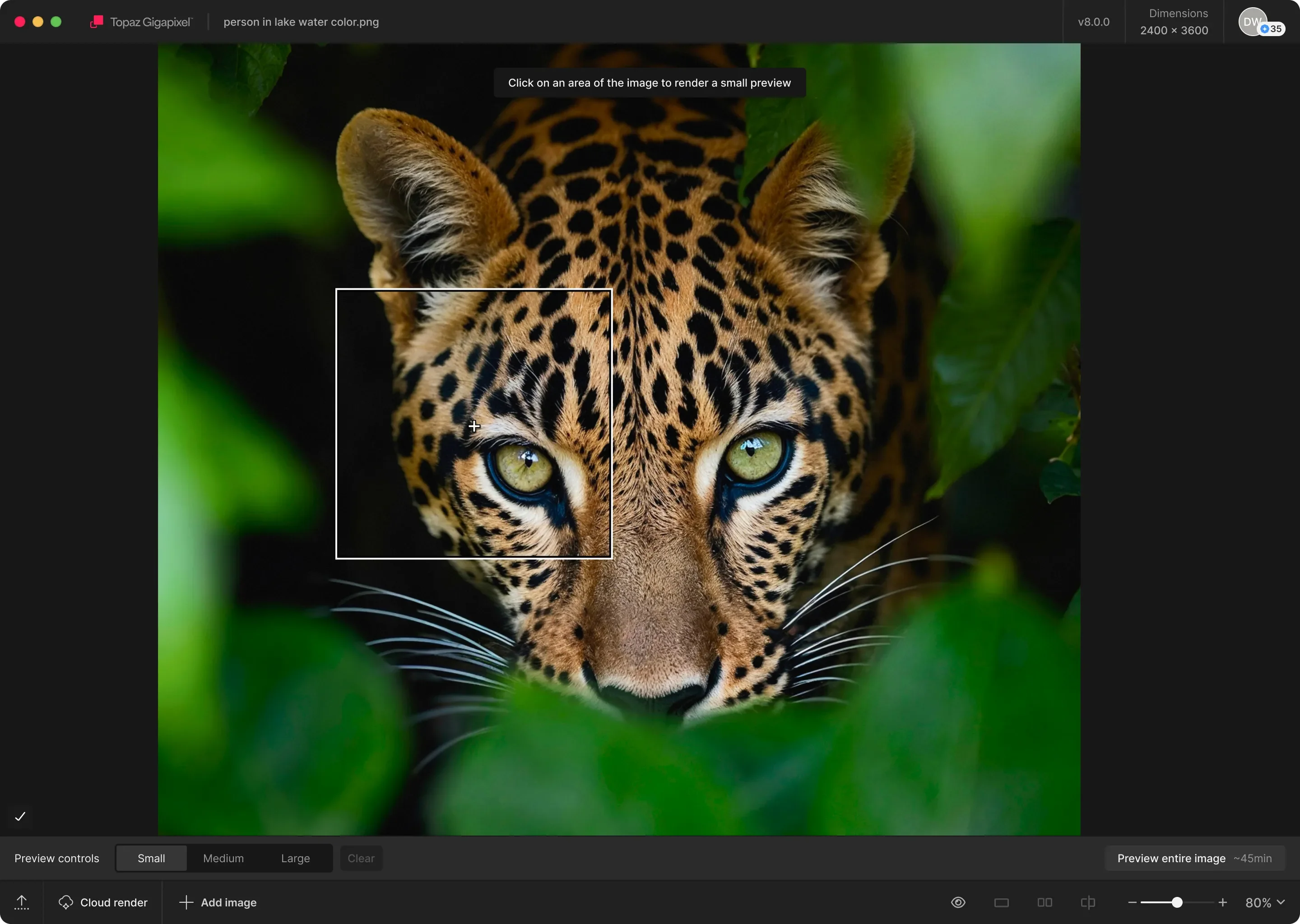 Banner of Topaz Gigapixel AI